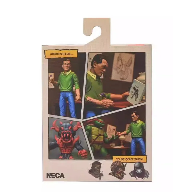 Фото Оригинальная аниме-фигурка NECA EASTMAN and LAIRD'S TEENAGE MUTANT NINJA TURTLES KIRBY, экшн-фигурка, игрушки для детей, подарочная модель №4