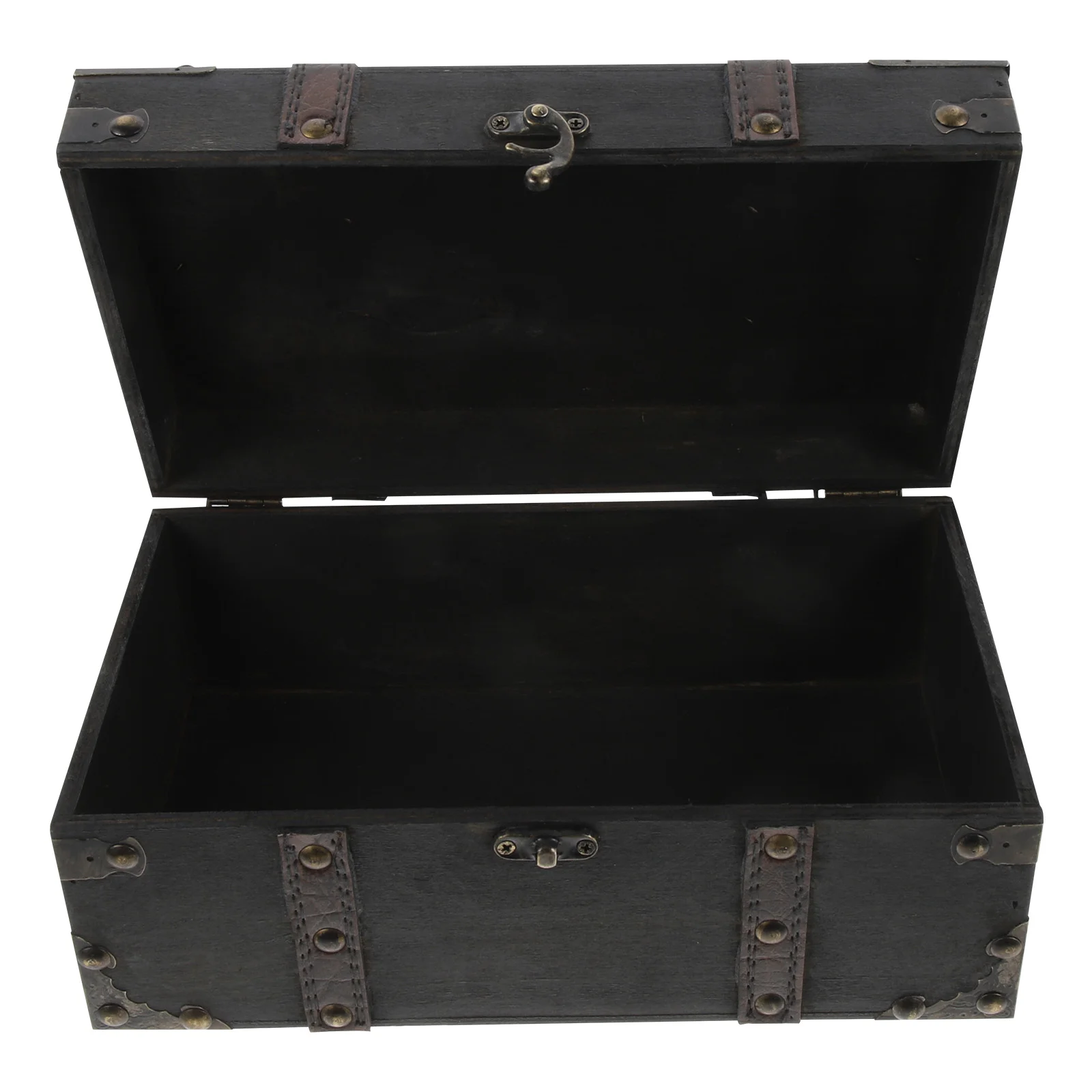 

Vintage Wood Treasure Decorative Jewelry Keepsake Box Trinket Gift Box Vintage Jewelry Box