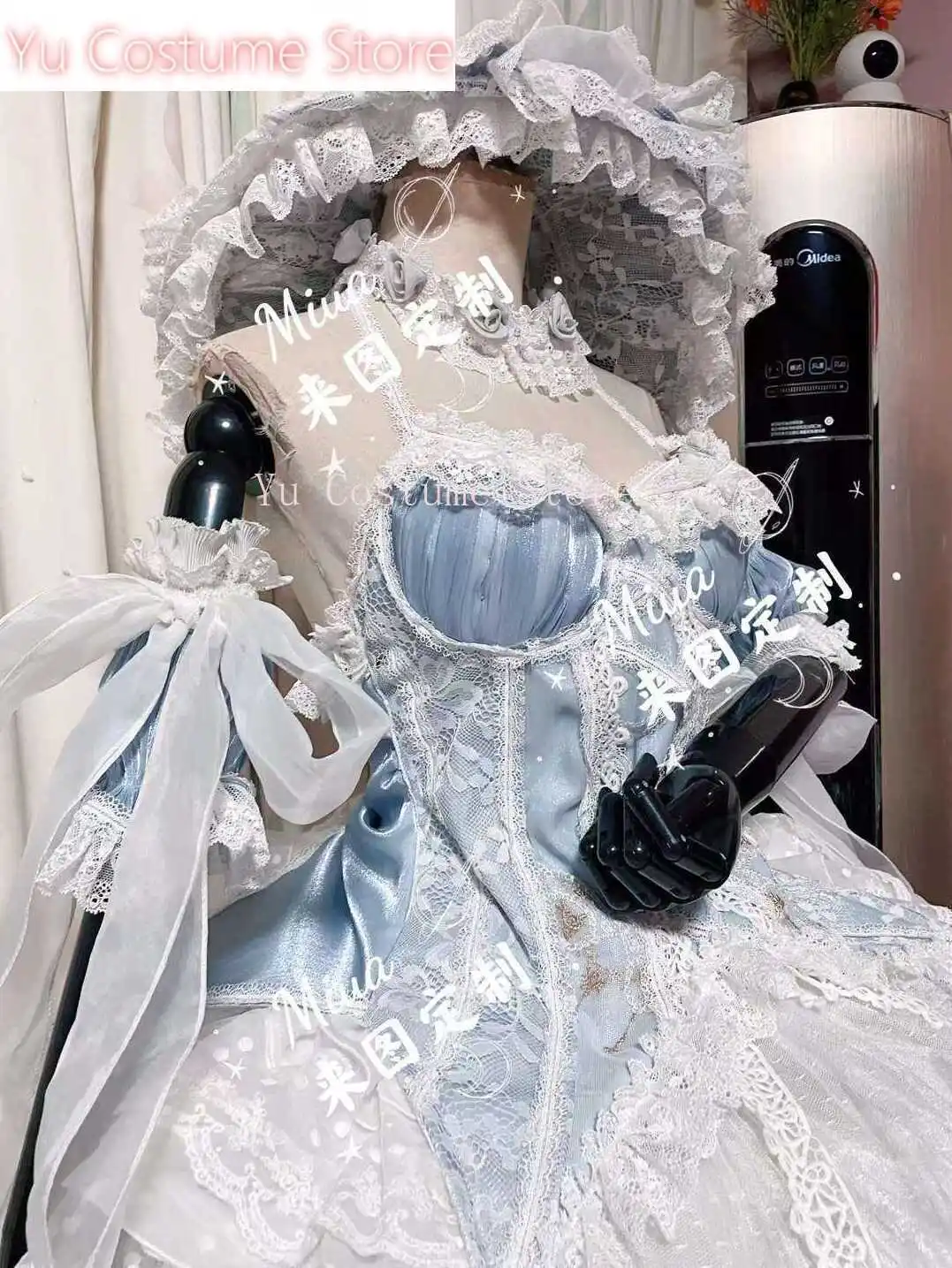 Azur Lane Чеширское платье с цветочным принтом костюм для косплея Cos Game аниме