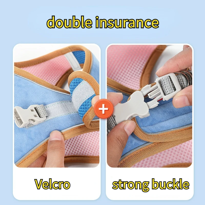 Жилет для домашних животных Воздухопроницаемый светящийся шнурок на грудь кошек