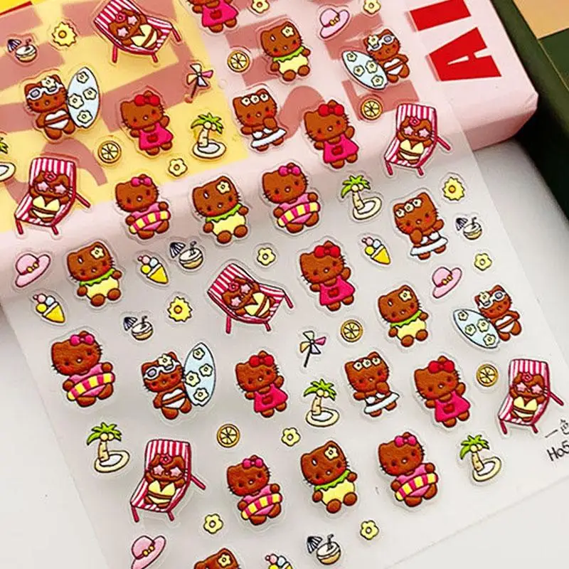 1 шт. новые милые наклейки для ногтей