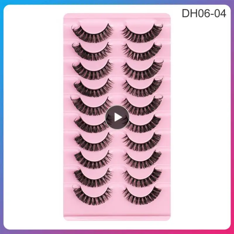 

10Pairs 3D Mink Lashes Natural Eyelashes Dramatic False Eyelashes Faux Cils Makeup Wholesale Fake Eyelash Extension Maquiagem