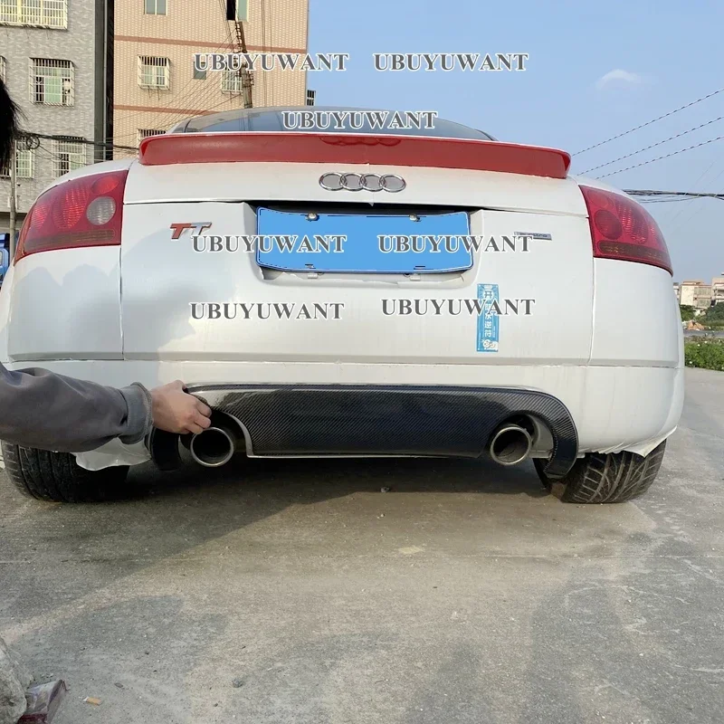 Диффузор для заднего бампера из углеродного волокна спойлер Audi TT 8N 2004 2005 2006 Sport Coupe