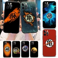 anime dragon ball logo phone case for iphone 11 12 13 pro max 7 8 se xr xs max 5 5s 6 6s plus soft silicone case cover bandai