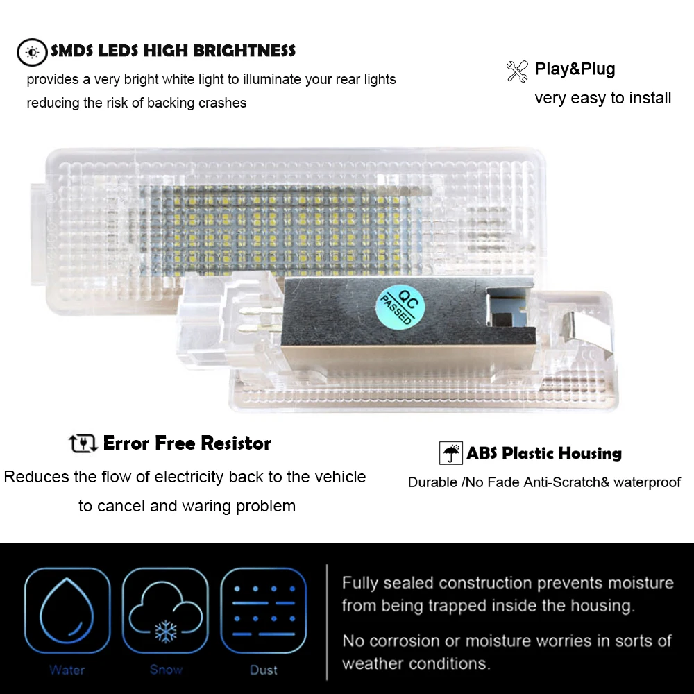 интерер подсветка багажника beetle 6000k для VW CC Golf GTI Eos Caddy Beetle Passat Tiguan Touran Touareg Transporter