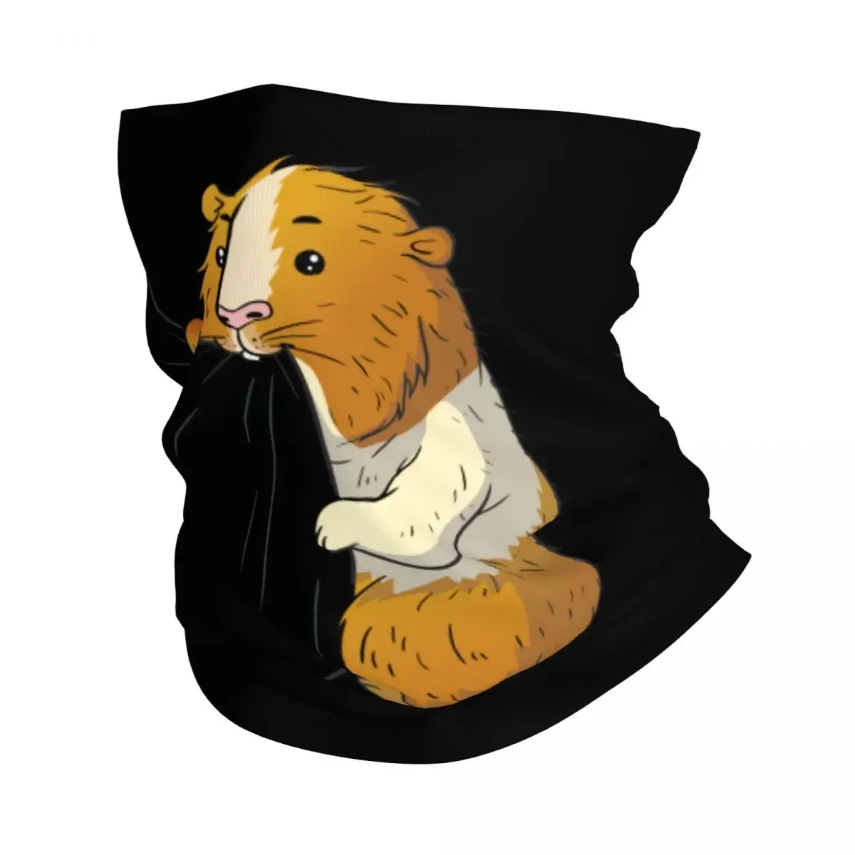 Симпатичная морская свинья голодная набивка владелец питомца бандана для шеи