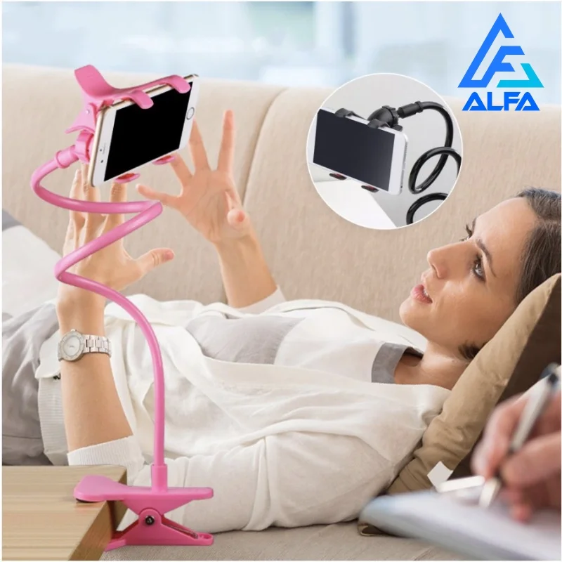 

Universal Cell Phone Support Articulated Flexible Table Bed 360 Swivel