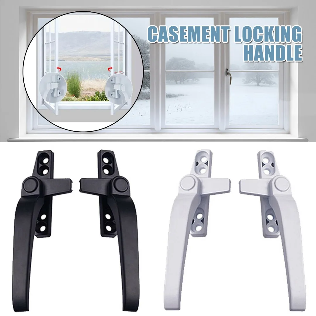 

1pc Casement Locking Handle Durable Alloy Left Right Handles Portable Door Window Lock Accessories