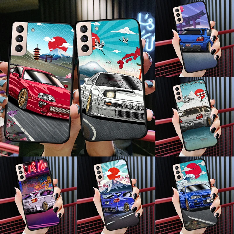 

Subaru WRX Sti GTR JDM Car Cover For Samsung Galaxy J4 J6 Plus A6 A8 A7 A9 J8 2018 A3 A5 J1 J3 J7 J5 2016 2017 Case