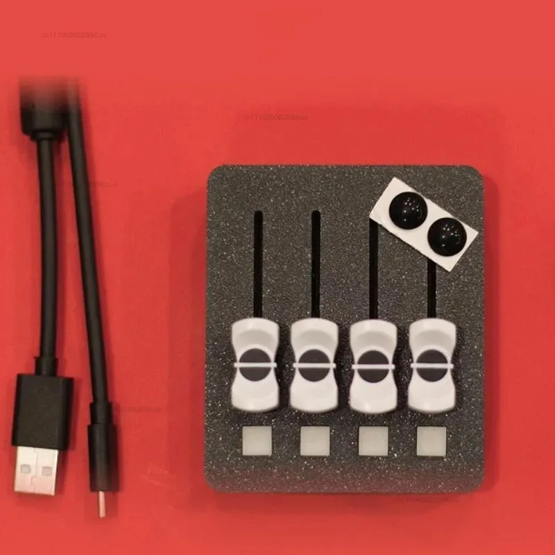 Контроллер MIDI EM-PO2 – 4 фейдера + 4 кнопки для цифровой аудио-рабочей станции, создания музыки и управления потоковой передачей (art.: 3920d9631912a) - 3920d9631912a