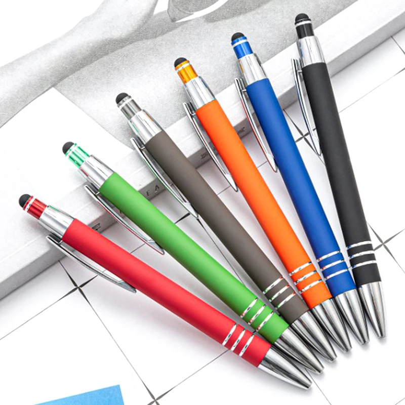 

1.0 Nib Ball Pens Metal Multi-color Ballpen Love heart Ballpoint Pens