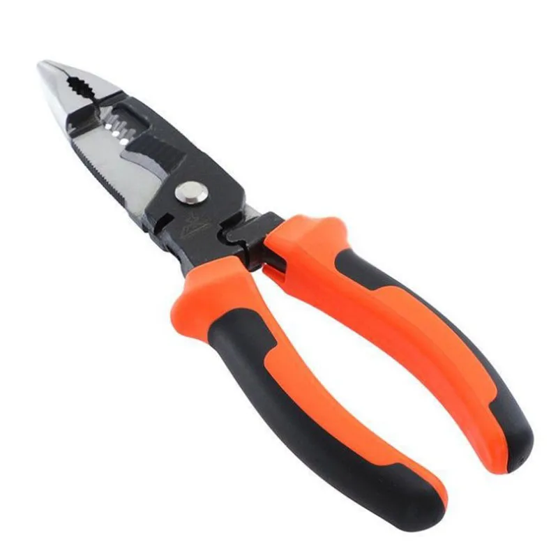 

6 In 1 Wire Stripper Pliers cut Crimper Automatic Stripper Electrician Tools Self Adjusting Wire Stripping Pliers