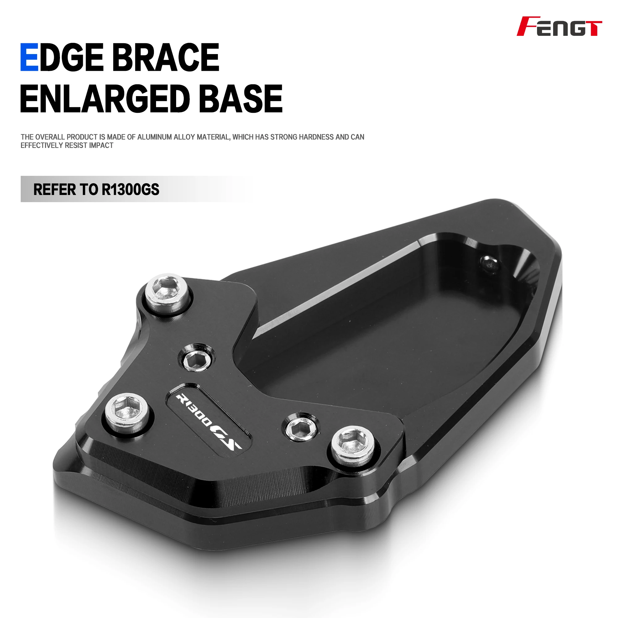 

Для BMW R1300GS 2023 2024 мотоциклетная подставка из алюминиевого сплава с ЧПУ, боковая подставка для ног, увеличенная пластина, удлинитель, педаль R1300 GS