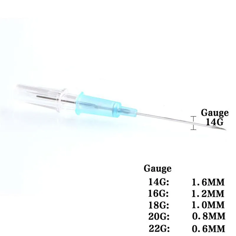 

2022 New 1pc 14G 16G 18G 20G Body Jewelry Surgical Steel Catheter Piercing Needles Supply Sterilized Body Tattoo Needles