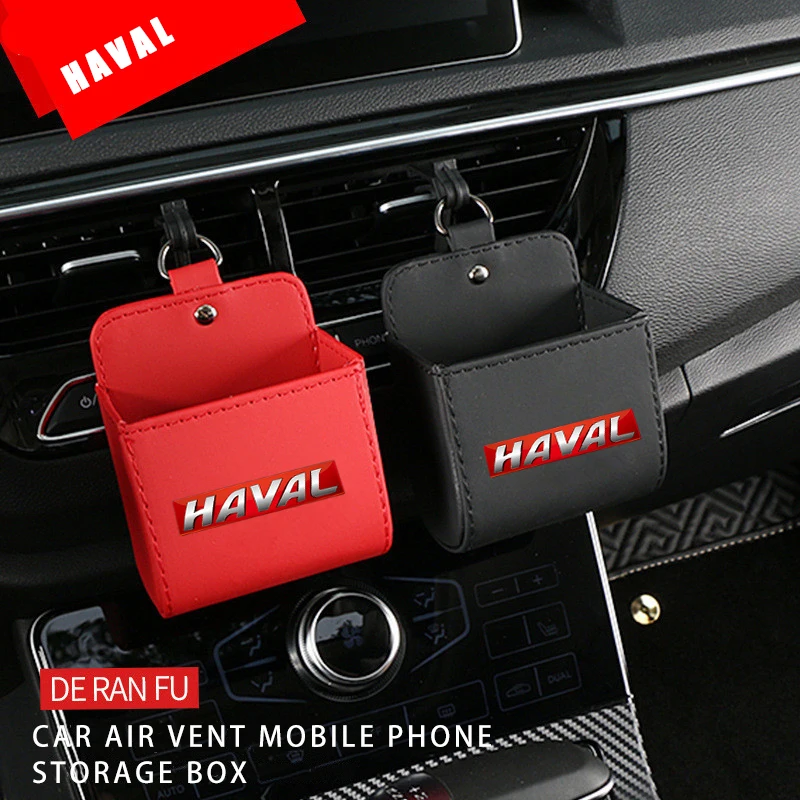 

Car Interior Air Outlet Phone Storage Box Organizer Bag For Haval Tabanca Sport Coupe Silah H2S H5 H6 H7 H8 H9 M2 M4 Accessories