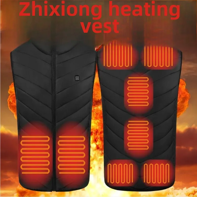 Мужская теплая куртка с воротником-стойкой USB-зарядкой