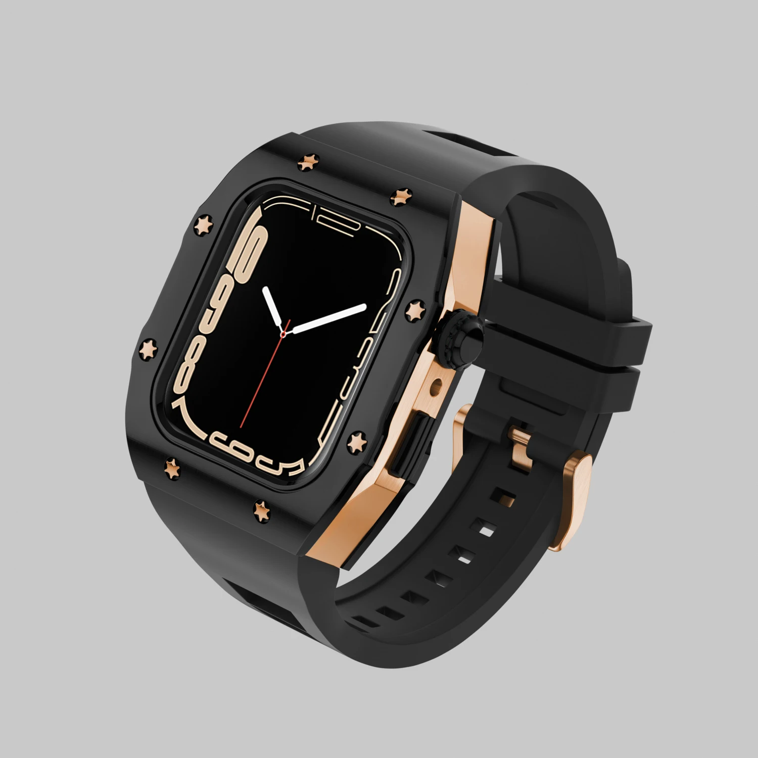 For Apple Watch Metal Modified Case 44mm 45mm Stainless Steel Case Strap Accessories Applicable to Apple Series 7 / 6 / 5 / 4 enlarge