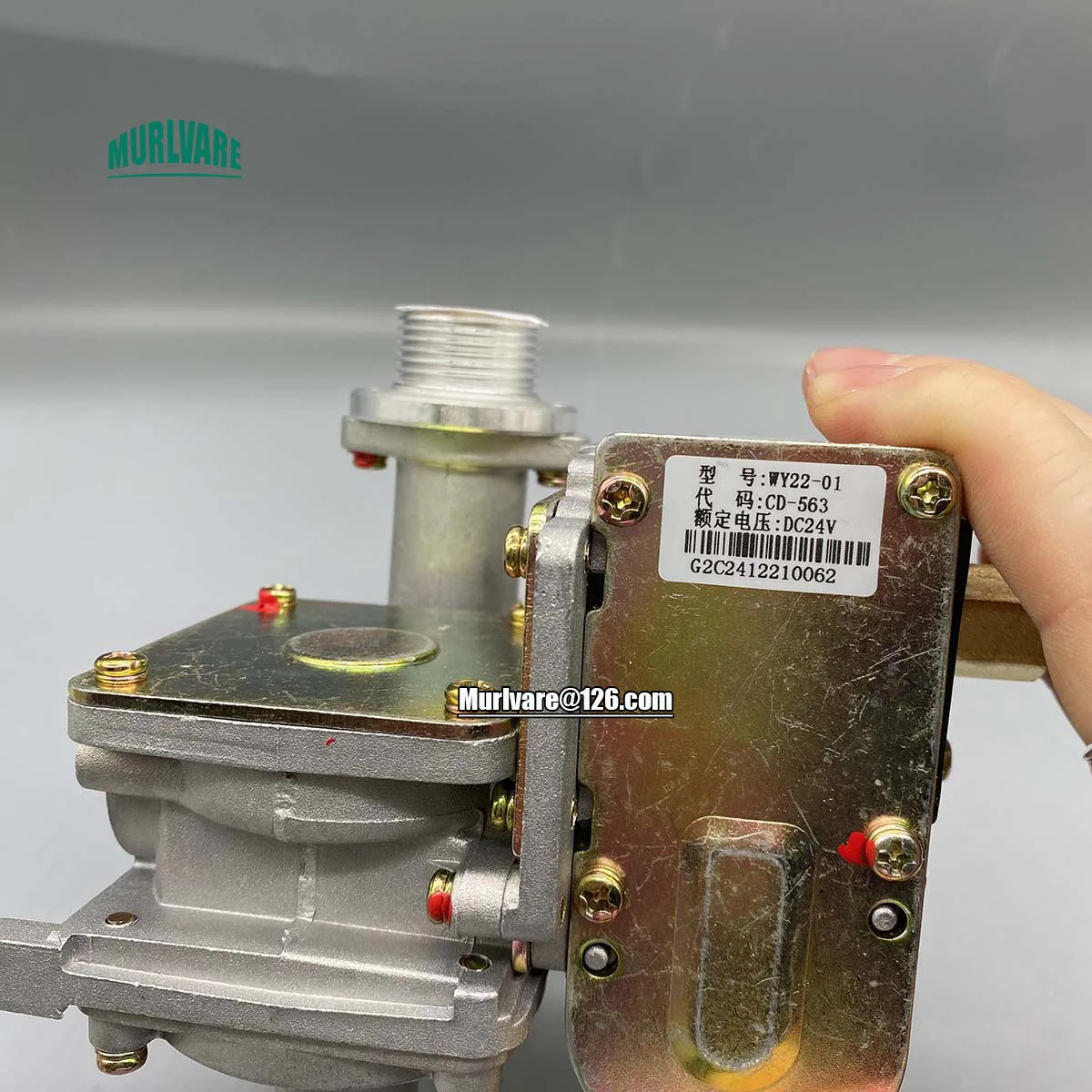 Фото DC24V WY22-01C Двойной регулирующий клапан давления Электромагнитный клапан Пропорциональный клапан для паровой печи для жарки YUFUBAO №4