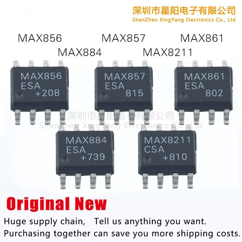 New original MAX857ESA MAX861ESA MAX8211CSA MAX884ESA MAX856ESA