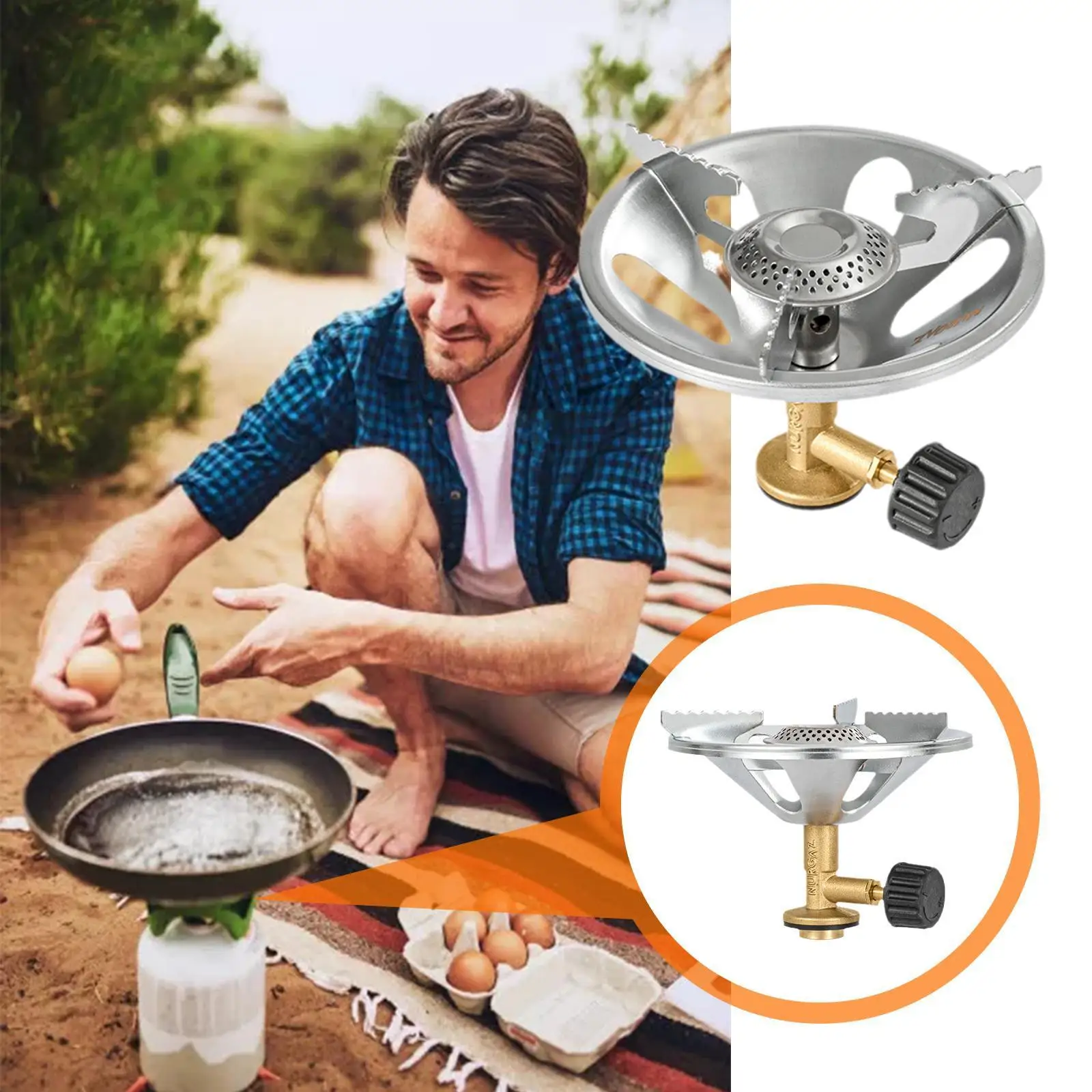 

Mini Stove Portable Camping Stove With Windproof Outdoor Cooking Mini Hiking 1350w Backpacking Design Stove J7d6