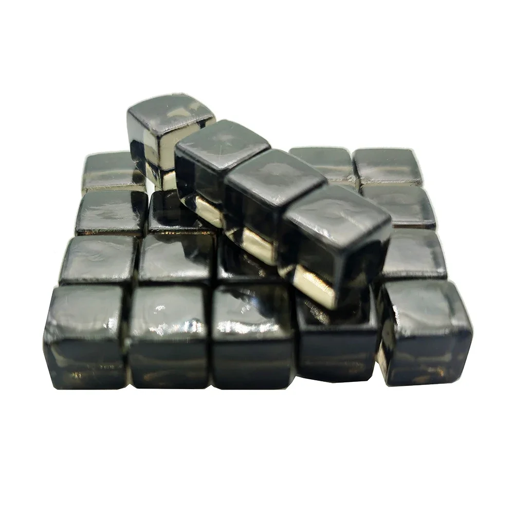 50 шт./набор прозрачные шахматные кубики 8 мм