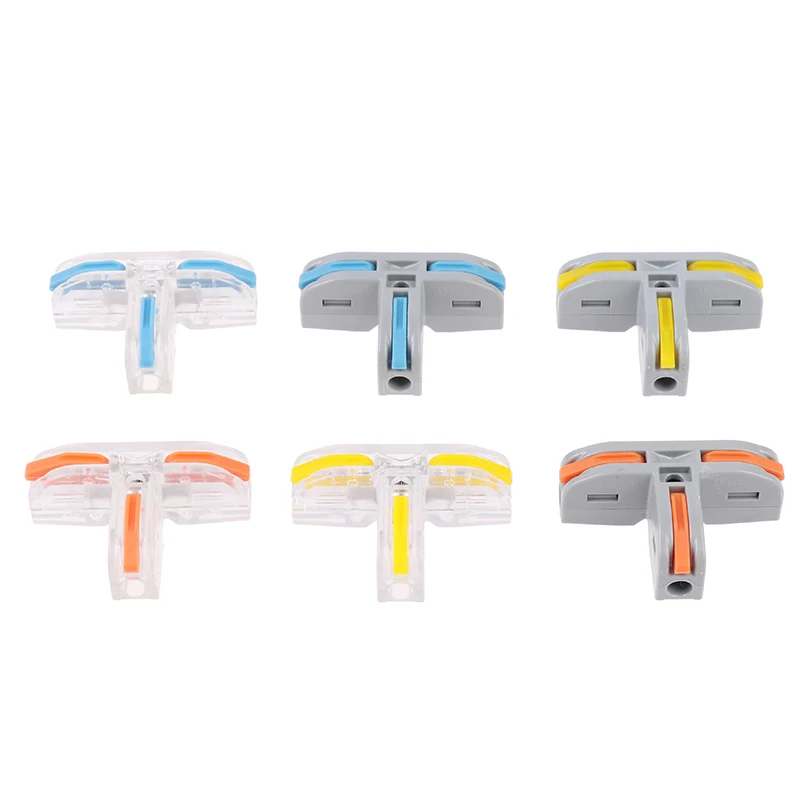 

Mini Fast Wire Cable Connectors Universal Compact Conductor Spring Splicing Wiring Connector Push-in Terminal Block