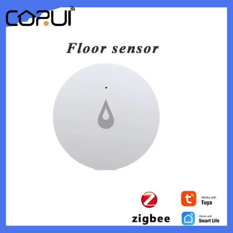 

CORUI Tuya ZigBee Water Leakage Alarm Detector Sensor Wireless Smart Life Leak Monitoring Automation Work With Alexa Google Home