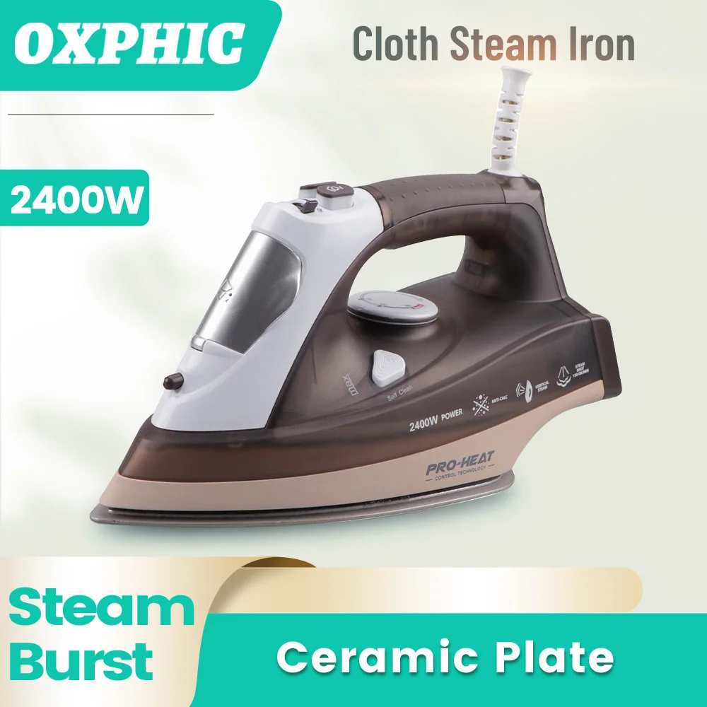OXPHIC 2400W Steam Iron Garment Steamer Clothes Iron Home Appliances for Clothes Ironing Clothes Household appliance