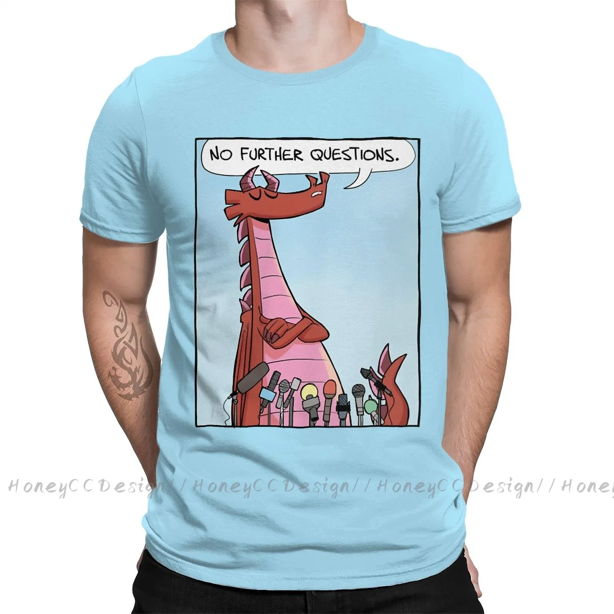 

Shirt Men Clothing Slack Wyrm T-Shirt Mai_No Further Questions Fashion Unisex Short Sleeve TShirt Loose