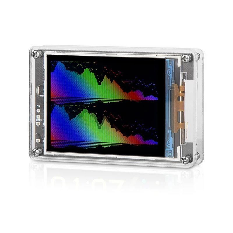 

Audio MIC+LINE Sound Level Home Decor Digital Clock Meter Music Spectrum Visualizer Audio Display Analyzer