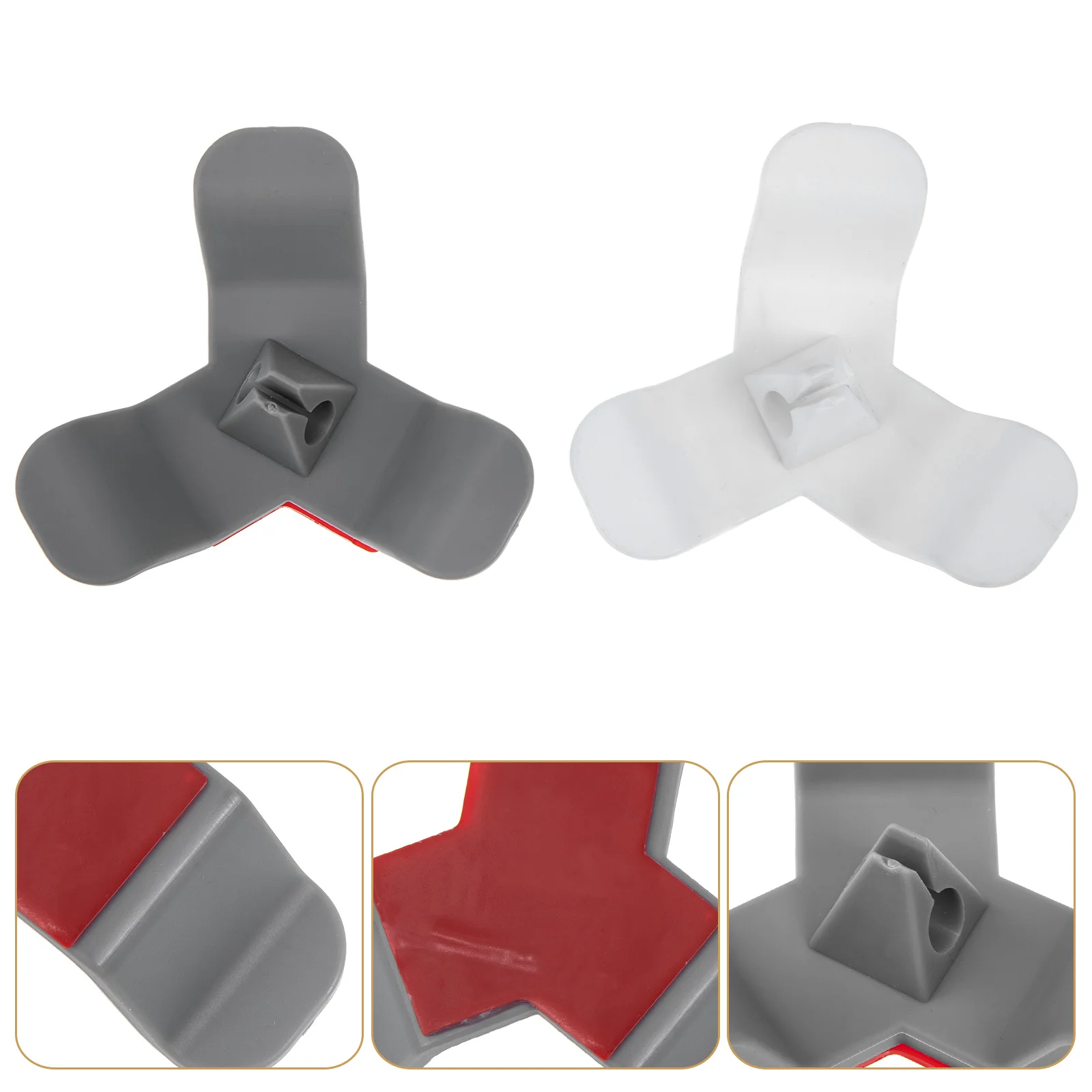 

2Pcs Cable Organizer Self-adhesive Cord Organizer Wire Cord Cable Wrap Holder