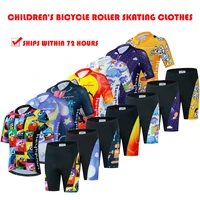 kids road bike rowery clothes for mtb cycling jersey set bicicleta childrens roller skating suit camisa de time camisa ciclismo