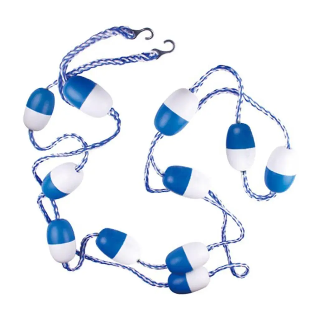 

500cm Safety Pool Rope And Dividing Float Kit for Swimming White