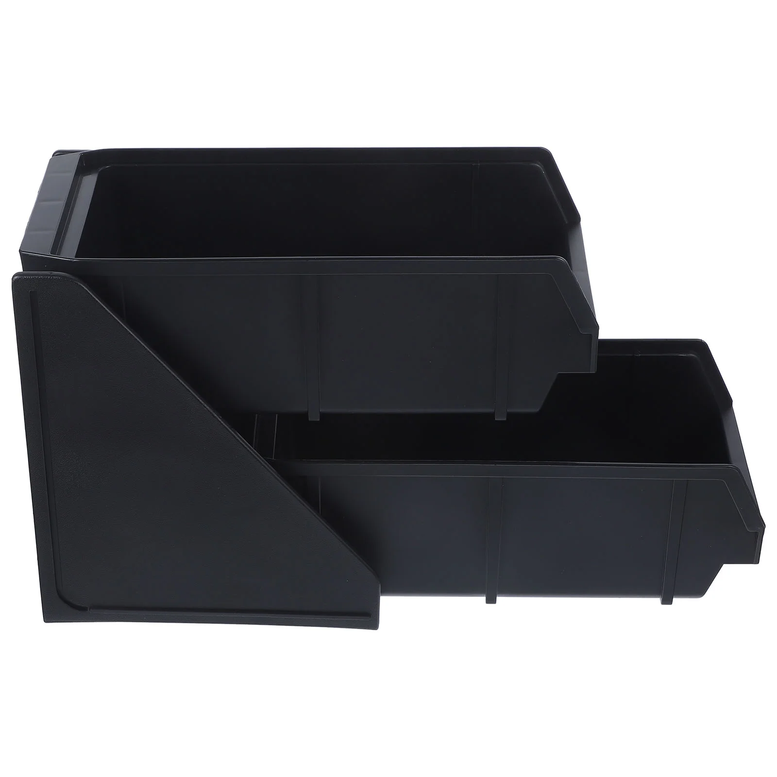 

Bar Storage Rack Countertop Organizer Plastic Coffee Straws Drawers Box Accessory Desk Shelf Tea Accessories Trash Can Holder