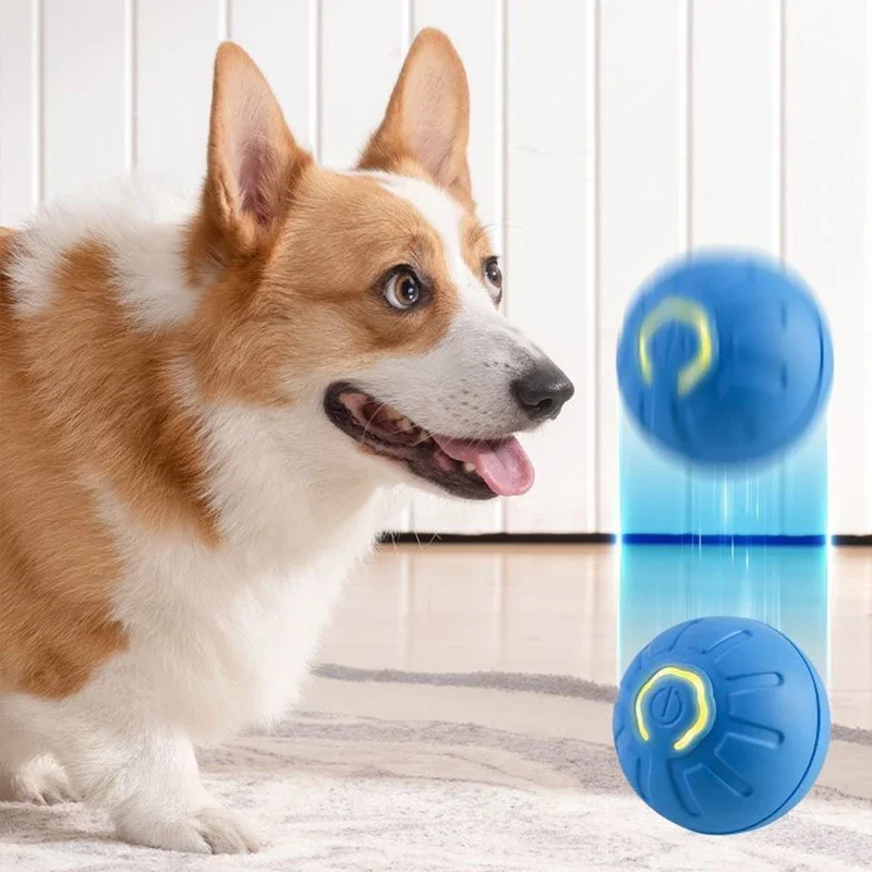 Умный игрушечный мяч для собак Электронная Интерактивная игрушка домашних