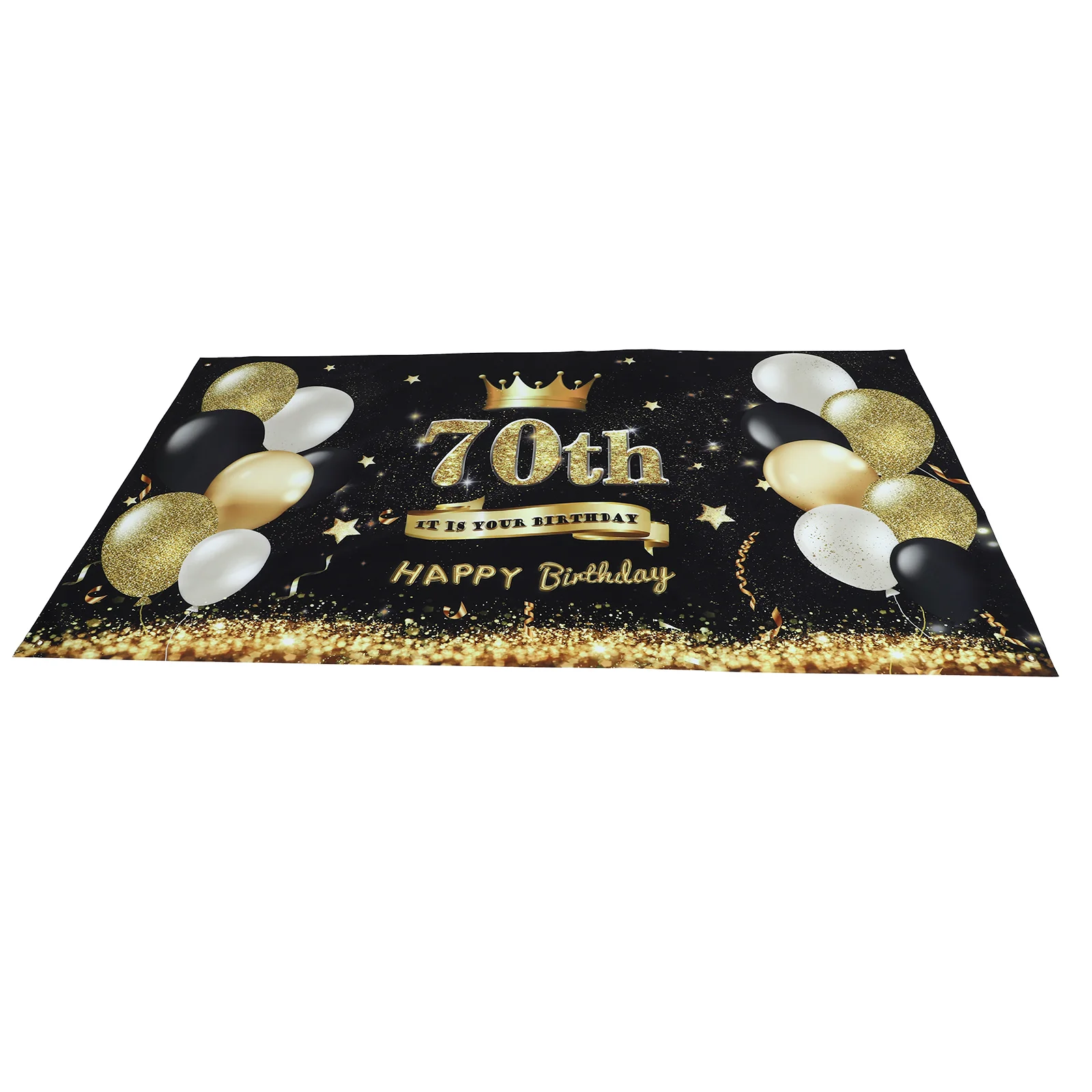 

Birthday Backdrop 70Th Background Party Banner Decorations Happy Photo Photography Years Backdrops Wall Clothshower Baby