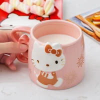 hellokitty cup ceramic water cup girl good looking mug adult and children milk cup birthday gift