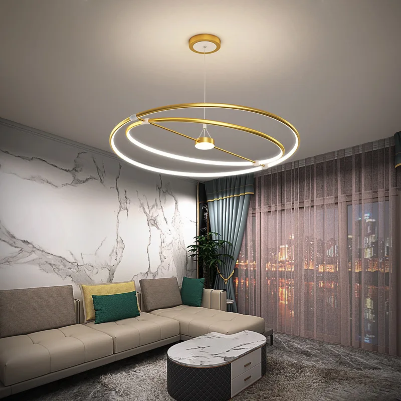 Минималистичные светодиодные люстры комнатная лампа для гостиной спальни