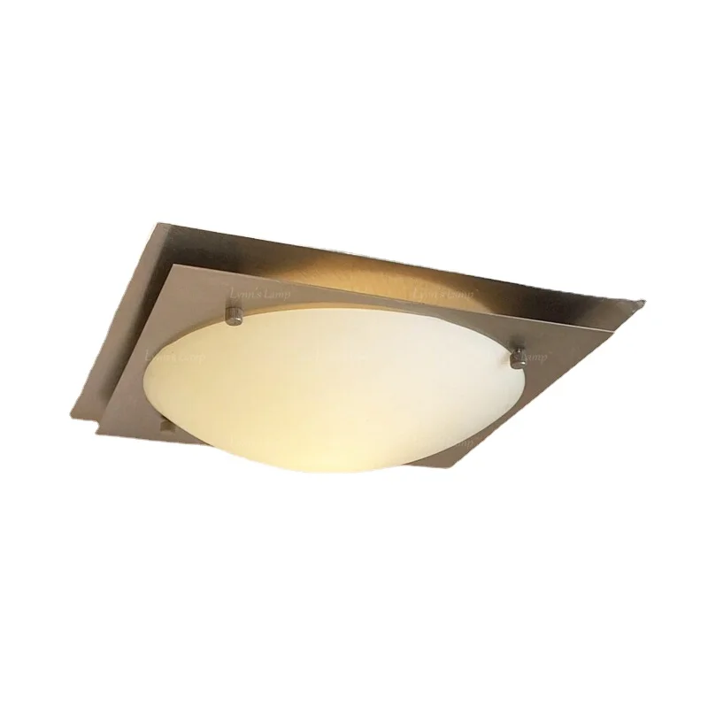 

Lynn's Concept of Antique Bauhaus ceiling lamp study bedroom simple modern cloakroom vintage glass lamp