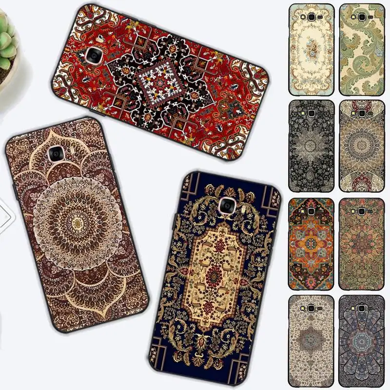 

Persian rug art Phone Case for Samsung J 2 3 4 5 6 7 8 prime plus 2018 2017 2016 core