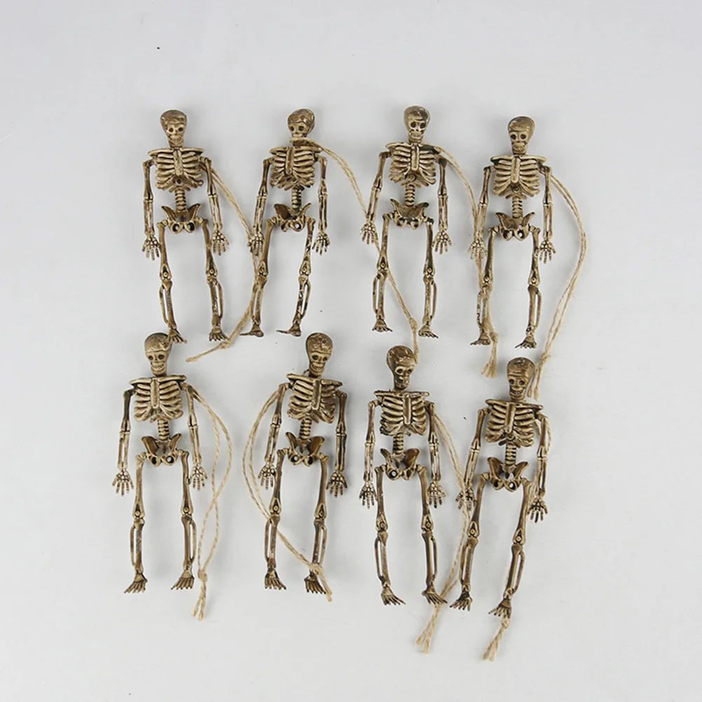 

4pcs Skeleton Garland Skeletons Full Body Prop Model Haing Skeletons