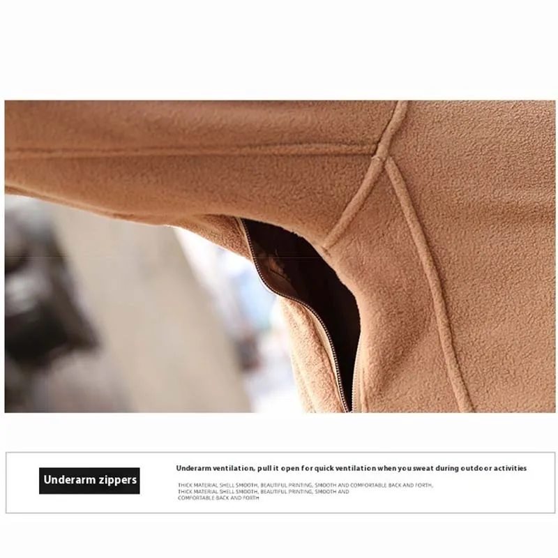 Новая зимняя теплая флисовая походная куртка с капюшоном мужские уличные пальто