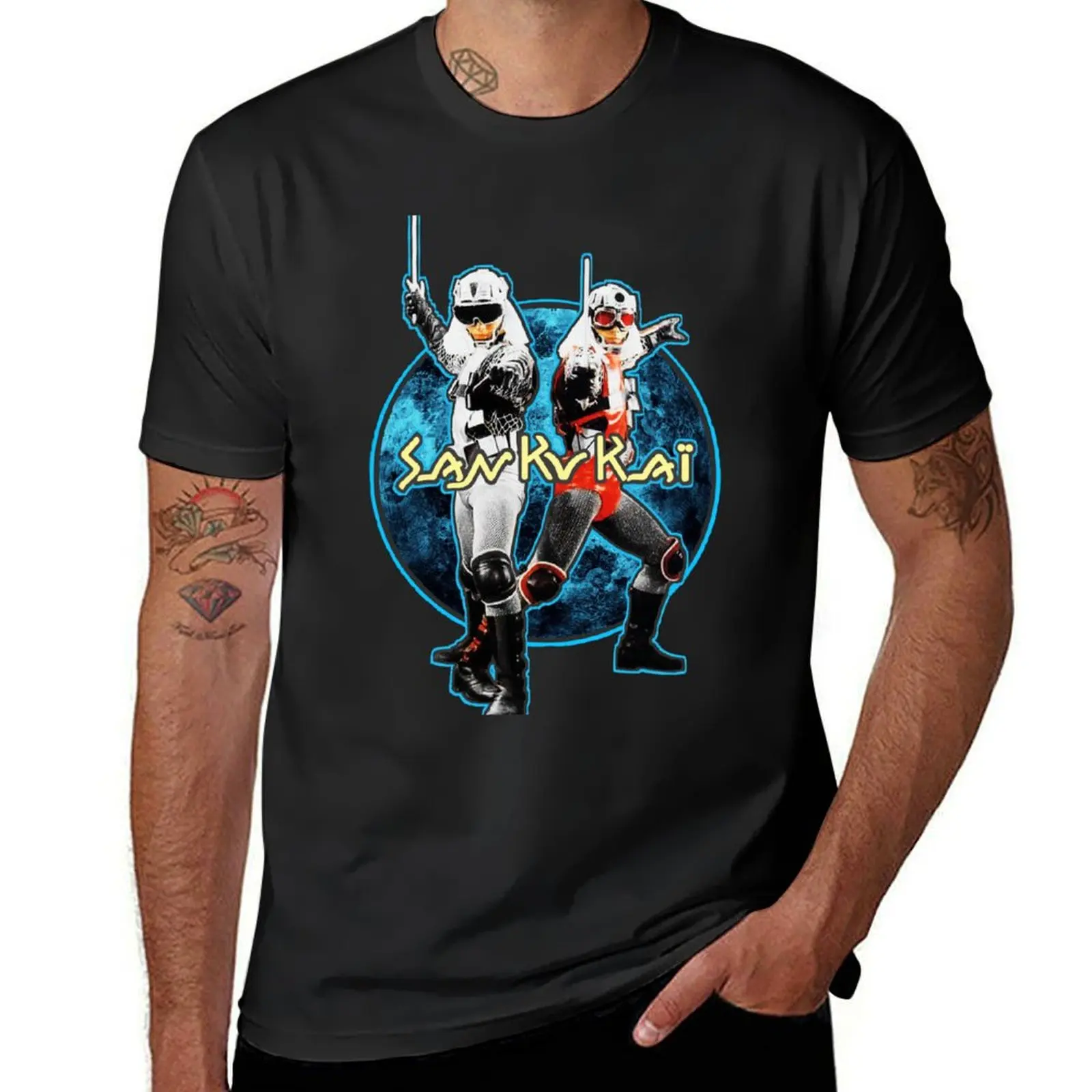 Футболка San Ku Kai винтажные дизайнерские футболки графические новое издание