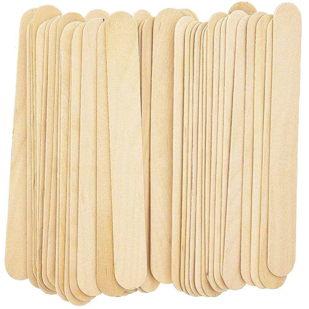 

Disposable Wooden Waxing Wax Spatulas Spatula Tongue Depressor Hair Removal Stick Wax Medical Stick Beauty Health