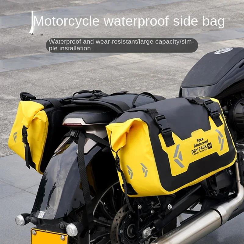 Сумка на заднее сиденье мотоцикла 30L износостойкая сухая и влажная седельная