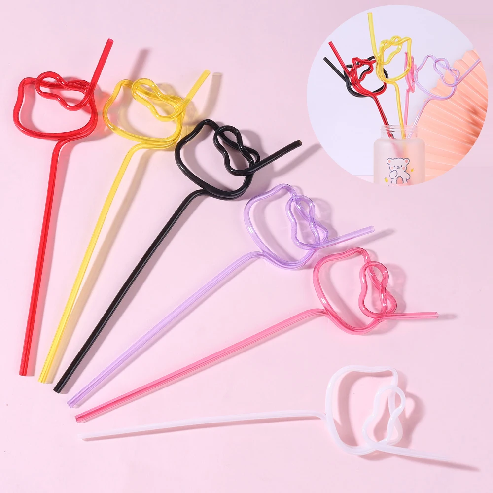 

Multicolor Reusable Drinking Straw Cute Straws For Drinking Water Juice Beverage Milk Drinkware Wedding Party Accessories Tools