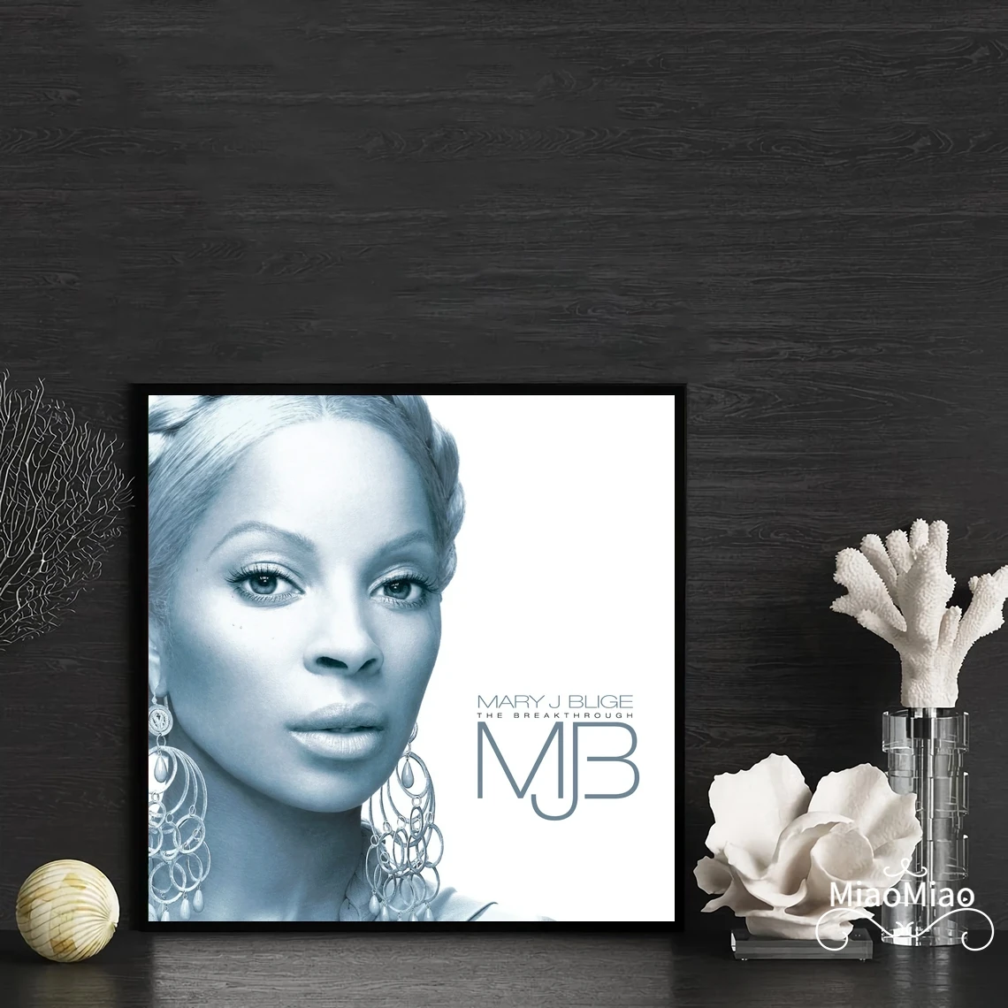 

Mary J. Blige The Breakthrough Music Album Cover Poster Canvas Art Print Home Decor Wall Painting ( No Frame )