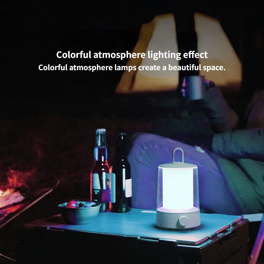 Фото Xiaomi Mijia Split Camping Light 2 в 1, фонарик, окружающий свет, походный светильник, походные фонари, приложение Mi Home, умное управление MJLYD001Q №2