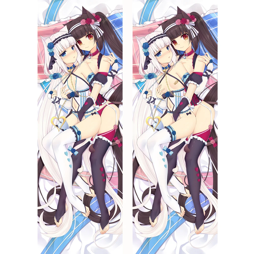 

Anime NEKOPARA Chocolate Vanilla Dakimakura Pillow Case Cosplay Otaku Fullbody Hugging Pillowcase Cushion Bedding Decoration