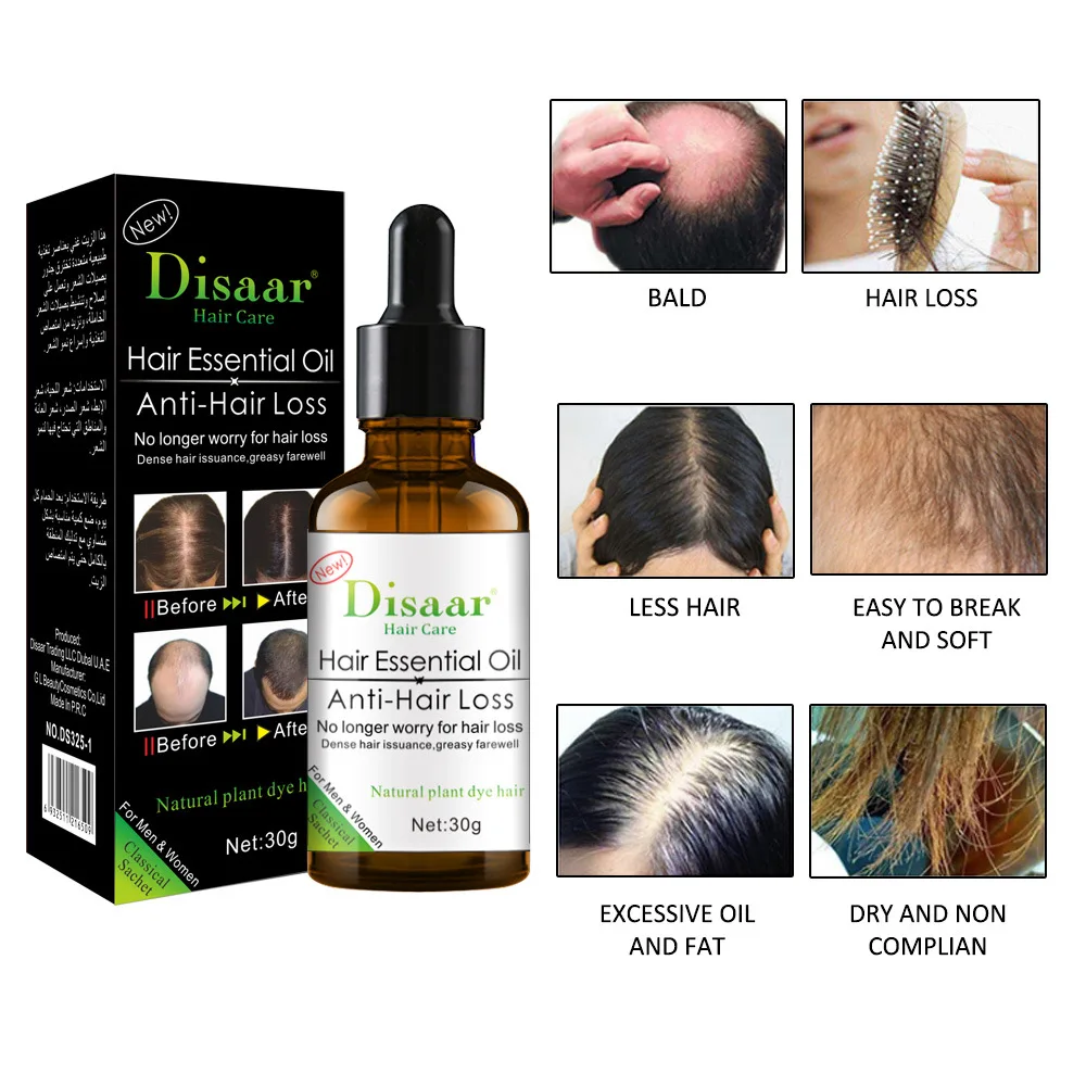 

Natural Plant Hair Essential Oil Anti Hair Loss Head Massage Oils Fast Growth Thick Essential Serum Hair Root Repairing Products